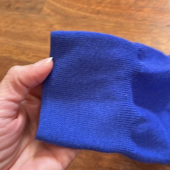 Like new J Crew blue merino wool lightweight turtleneck - Picture 7 of 12